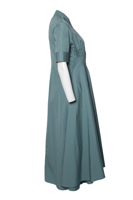 Maxi dress with wrinkled detail - Image 4