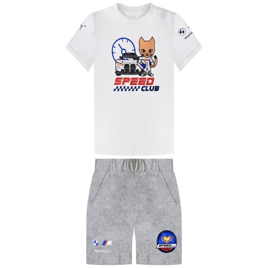 Puma BMW MMW Kids White/Grey Set - Image 1