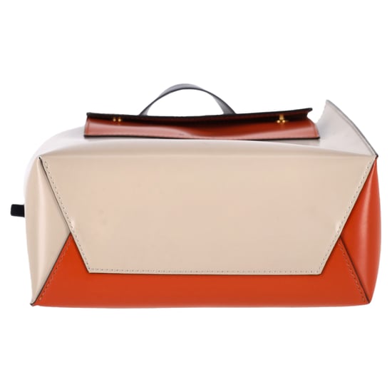 Marni Museo Small Tote Bag in Orange Leather - Image 4