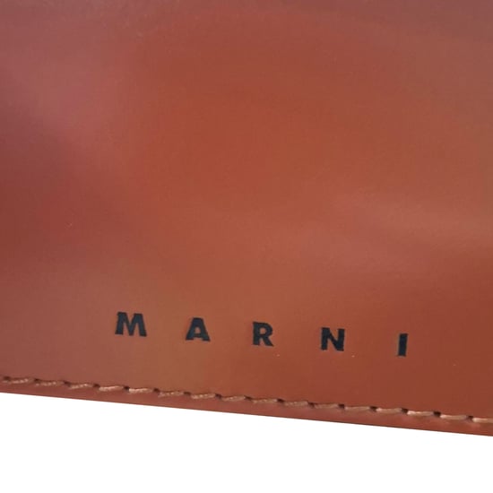 Marni Museo Small Tote Bag in Orange Leather - Image 6