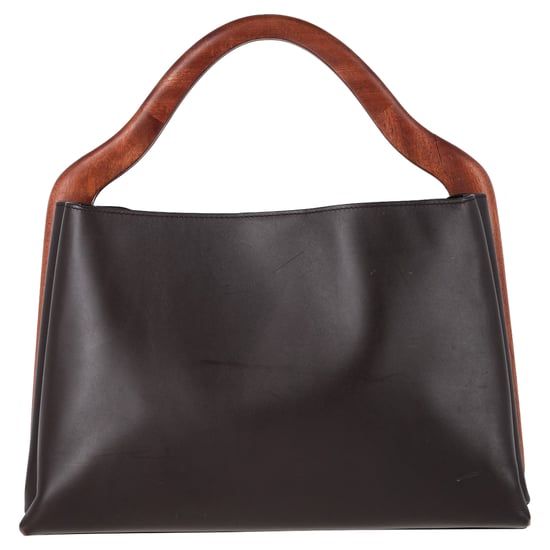 Bottega Veneta Mount Bermuda Top Handle Bag in Black Calf Leather - Image 3