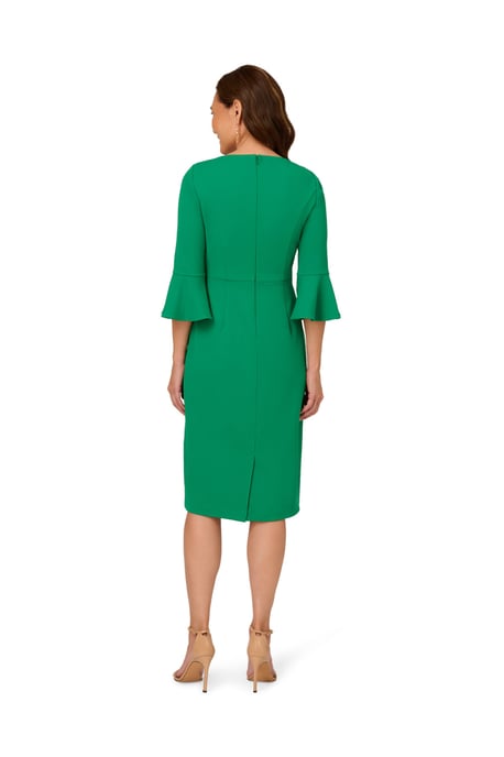 Bell Sleeve Tie Front Dress - Image 2