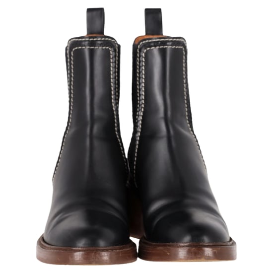 Chloé Mallo Chelsea Boots in Black Calf Leather - Image 2