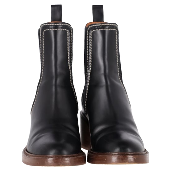 Chloé Mallo Chelsea Boots in Black Calf Leather - Image 3