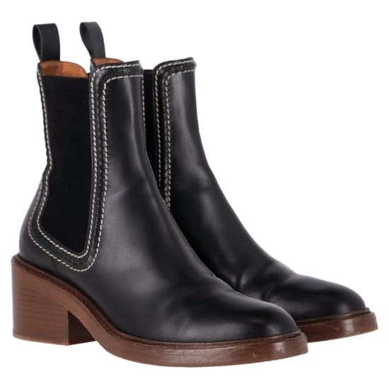 Chloé Mallo Chelsea Boots in Black Calf Leather - Image 5