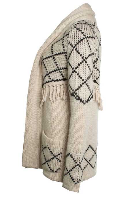 Fringed ethnic cardigan - Image 2