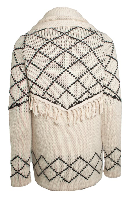 Fringed ethnic cardigan - Image 3