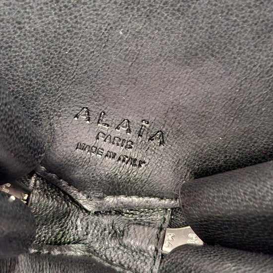 Alaïa Le Cœur Heart Clutch in Blue Velvet - Image 6