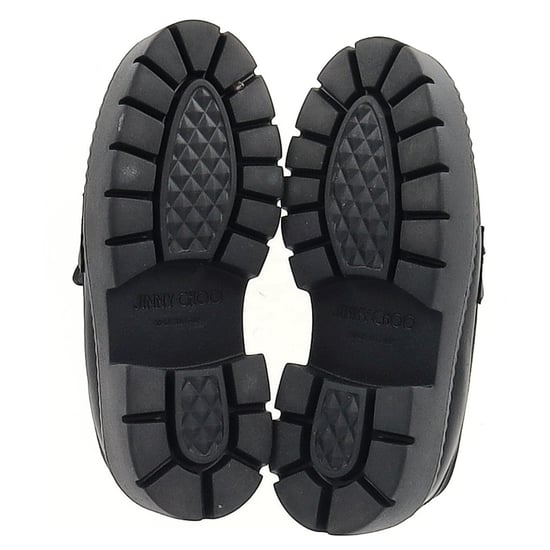 Jimmy Choo Bryer Flat Loafers in Black Leather - Image 5