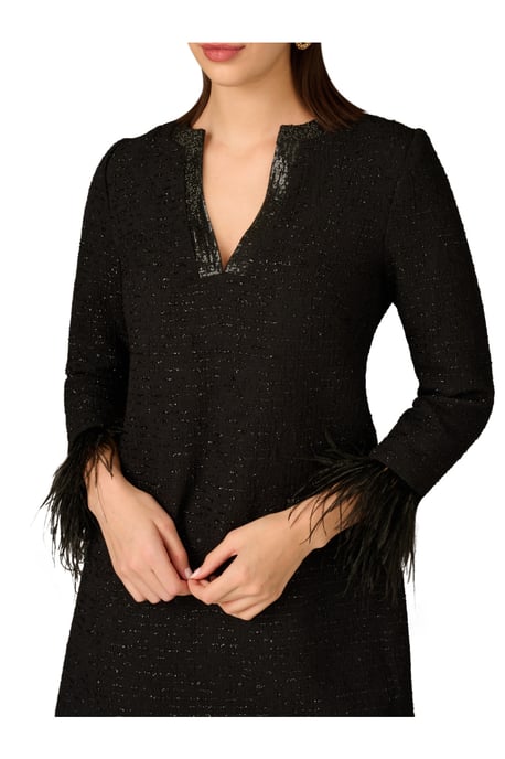Boucle Jacquard Cocktail Dress - Image 3