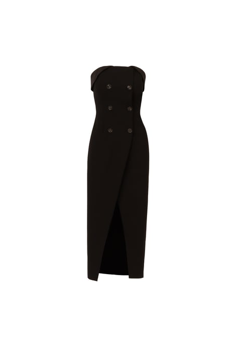 Knit Crepe Blazer Dress - Image 4