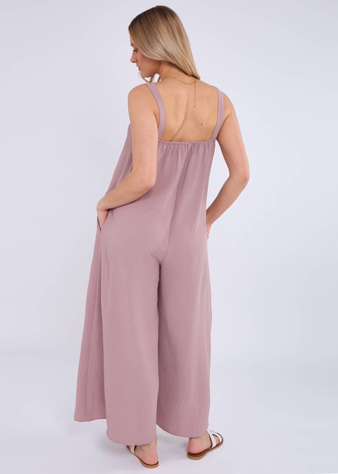 Mink Air Flow Strappy Wide leg Jumpsuit - Image 2