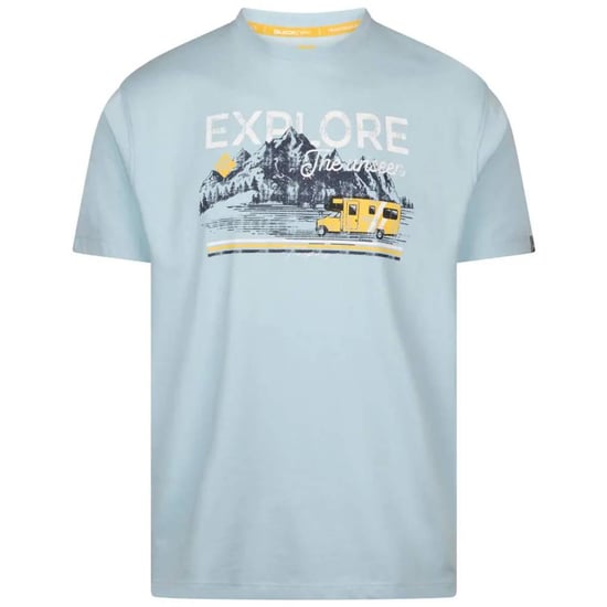 Trespass Heren Thelon Bedrukt Casual T-shirt (Seafoam gemêleerd) - Image 1