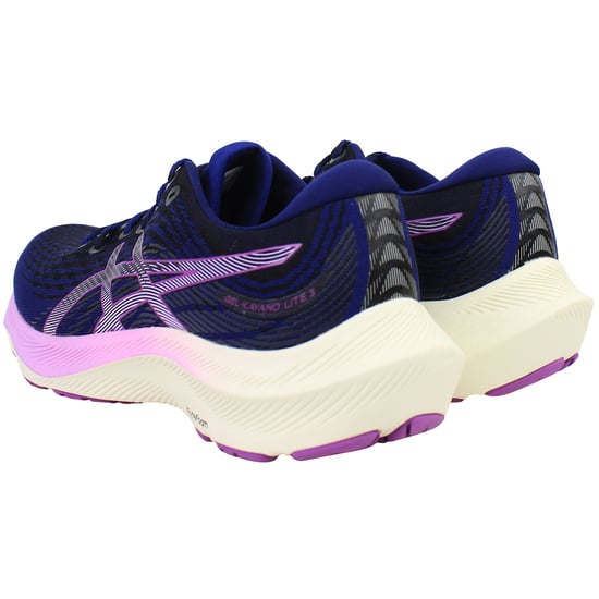 Asics Gel-Kayano Lite 3 Womens Blue Running Shoes - Image 3