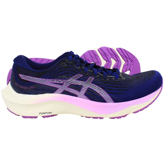 Asics Gel-Kayano Lite 3 Womens Blue Running Shoes - Image 4