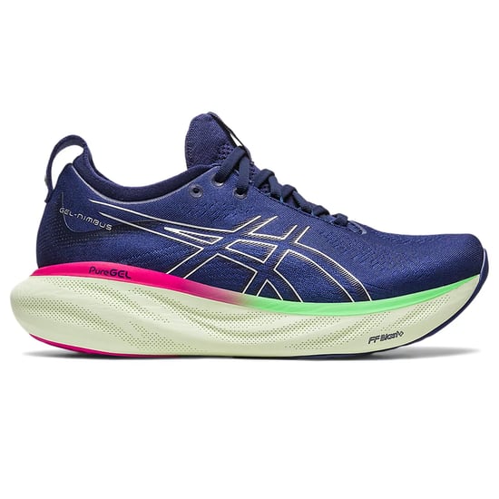 Asics Gel-Nimbus 25 Womens Blue Running Shoes - Image 1