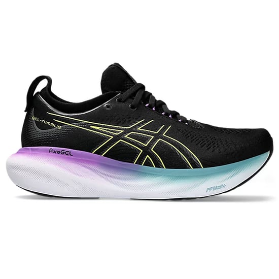 Asics Gel-Nimbus 25 Womens Black Running Shoes - Image 1