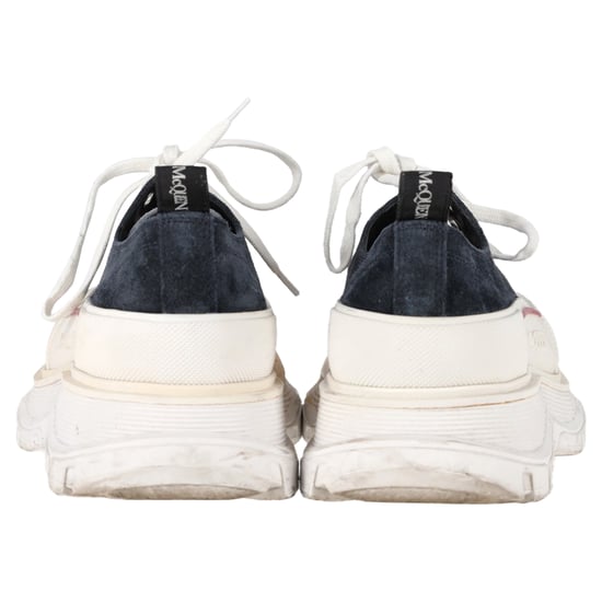 Alexander Mcqueen Tread Slick Sneakers in Black Suede - Image 5