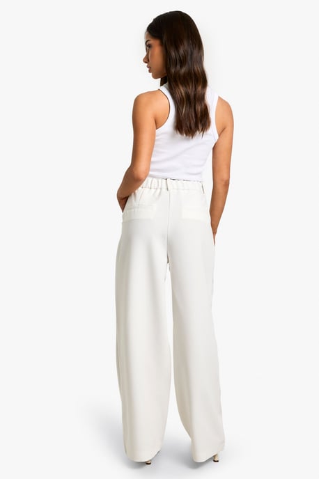 Petite Essential Wide Leg Trouser - Image 2