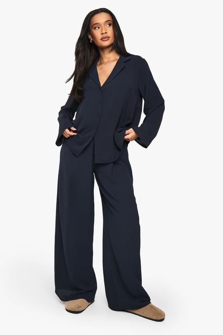 Woven Oversized Shirt & Drawstring Trouser Co-ord - Image 1