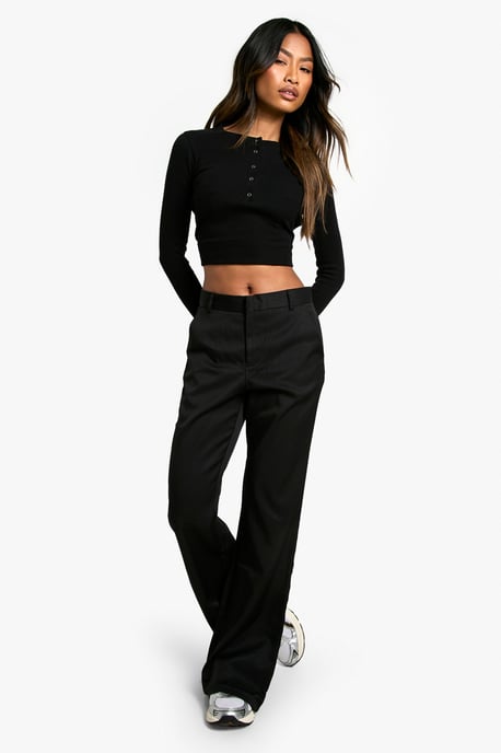 Woven Tailored Flare Trouser - Image 3