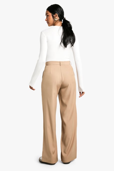 Tailored Column Leg Trousers - Image 2