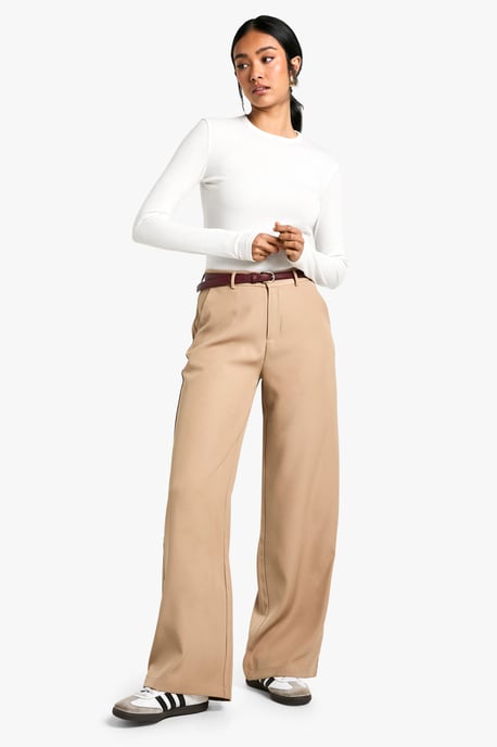 Tailored Column Leg Trousers - Image 3