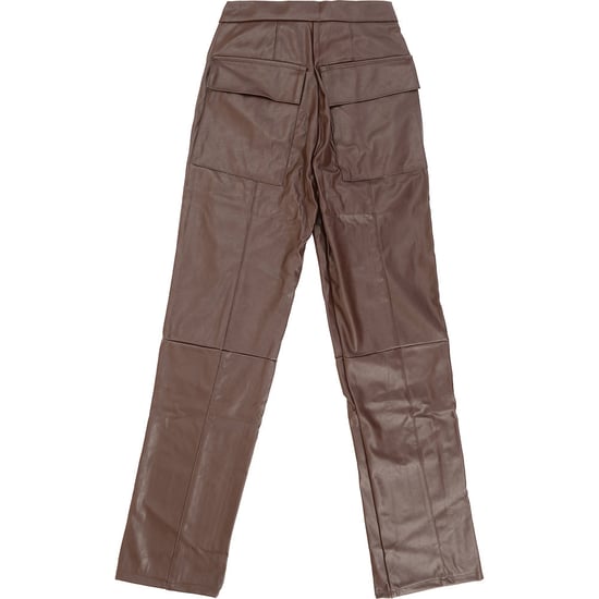 4th & Reckless Women's Leather Look Straight Leg Trousers - Image 2