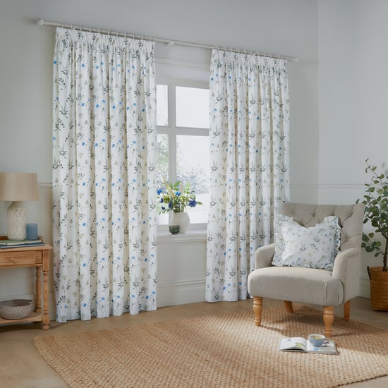 Wylder Meadow Room Darkening 100% Cotton Pencil Pleat - Image 1