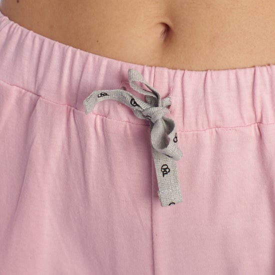 Damen-Sommerpyjama aus 100 % Baumwolle KL40000 Kurzarm-T-Shirt und Shorts, Frühlings-Sommerpyjama - Image 4