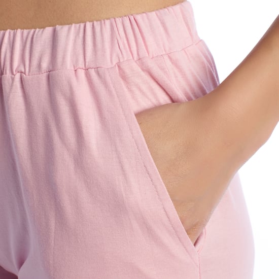 Damen-Sommerpyjama aus 100 % Baumwolle KL40000 Kurzarm-T-Shirt und Shorts, Frühlings-Sommerpyjama - Image 5