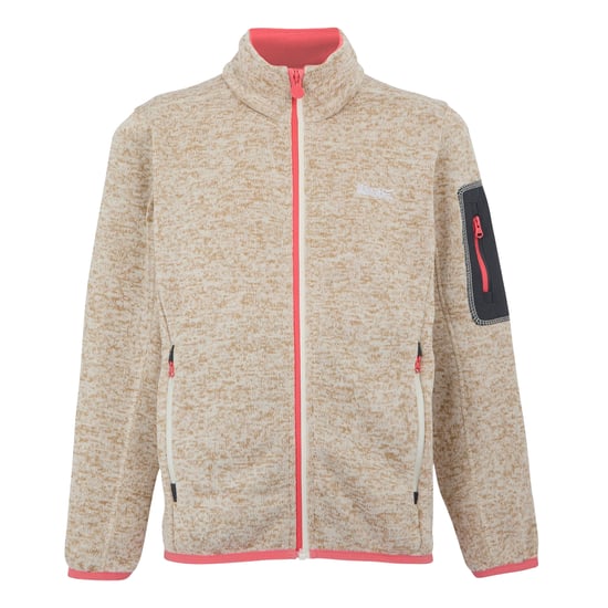 Regatta Kinder/Kinder Newhill Fleece Jas (Lichte vanille/perzikbloei) - Image 1