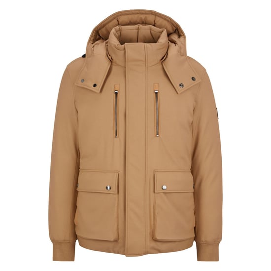Men's Boss T-Dastiel Down Jacket in Beige - Image 1