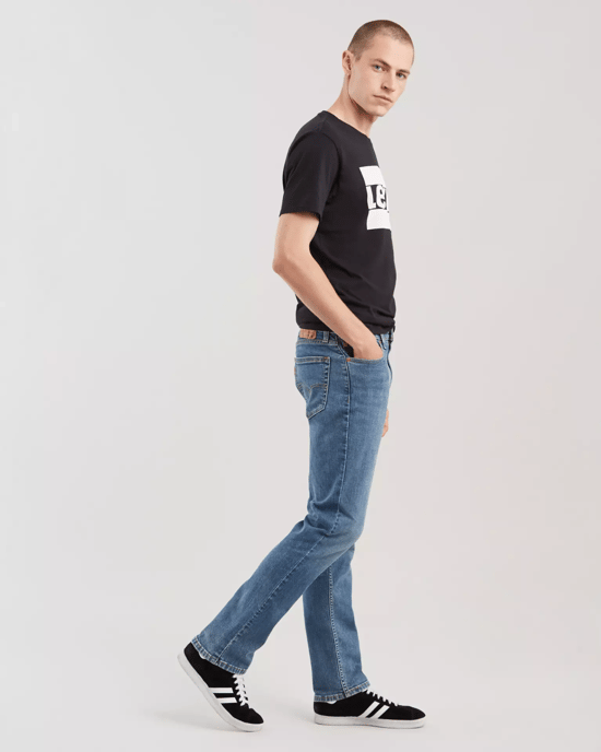 Levi’s Men’s 511 Slim Fit Flex Jeans Medium Blue Wash Denim - Image 3