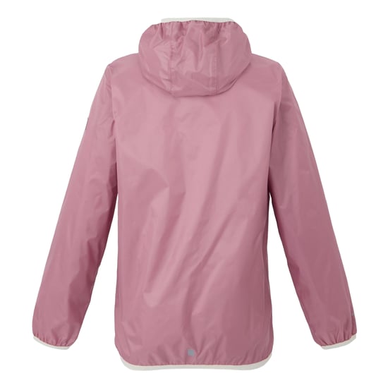 Regatta Great Outdoors Childrens/Kids Lever II Packaway Rain Jacket (Lilas/Light Vanilla) - Image 2