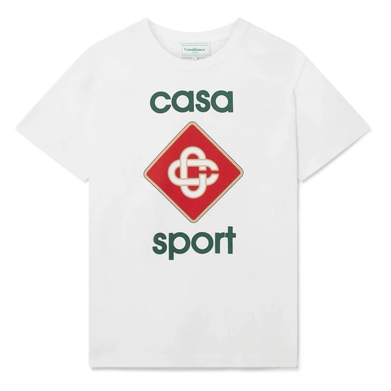 Casablanca CASA Sport Logo T-Shirt in White - Image 2