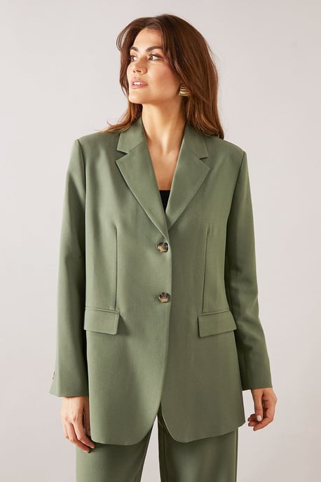 Single Breasted Two Button Blazer - Image 1