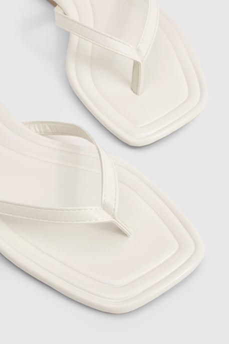 Wide Fit Square Toe Flip Flops - Image 4