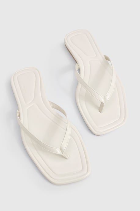 Wide Fit Square Toe Flip Flops - Image 5