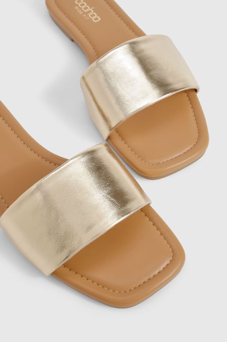 Wide Fit Minimal Mule Sandals - Image 5