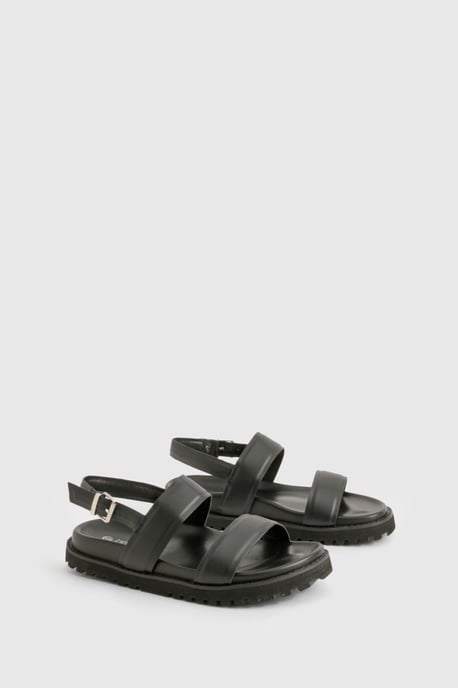 Wide Fit Double Strap Sandals - Image 2
