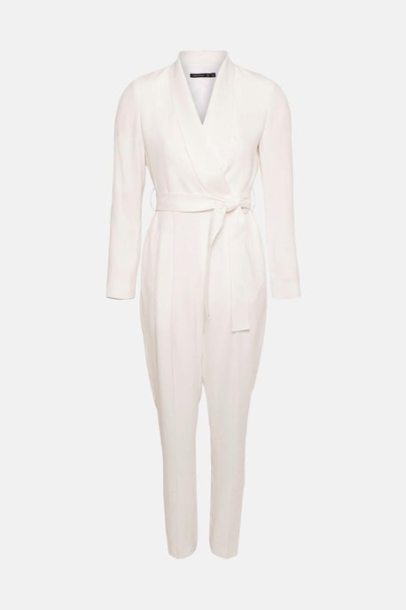Tailored Tuxedo Wrap Jumpsuit - Image 4