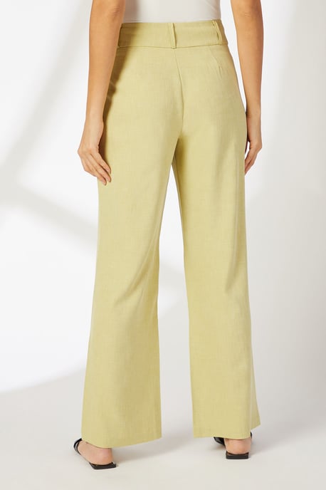 Pleat Detail Straight Leg Trousers - Image 4