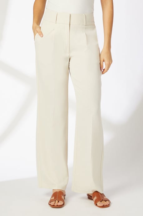 Pleat Detail Straight Leg Trousers - Image 2