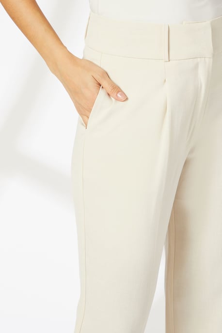 Pleat Detail Straight Leg Trousers - Image 3
