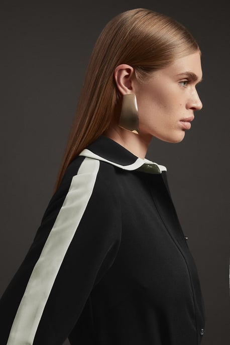 Colour Block Twill Woven Shirt - Image 2