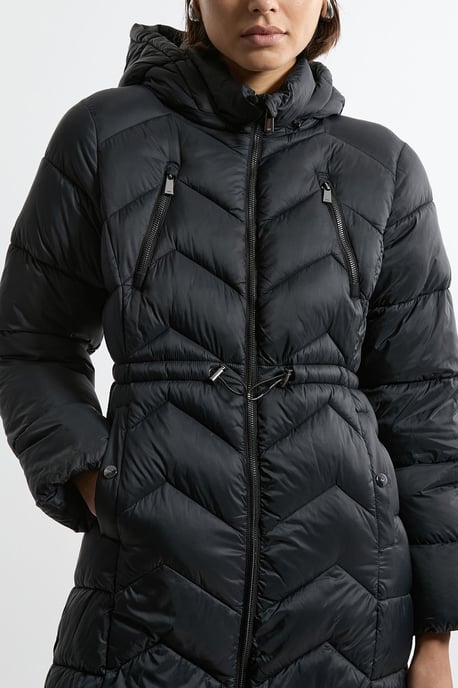 Lightweight Knee Length Packable Coat - Image 5