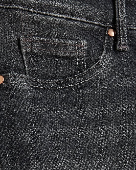 River Island Womens Skinny Jeans Grey Molly Mid Rise - Image 4