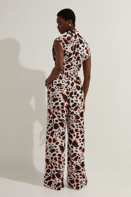 Premium Viscose Linen Woven Straight Leg Trouser - Image 5