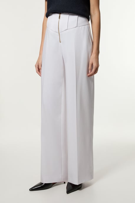 Tailored Stitch Detail Straight Leg Trouser - Image 2